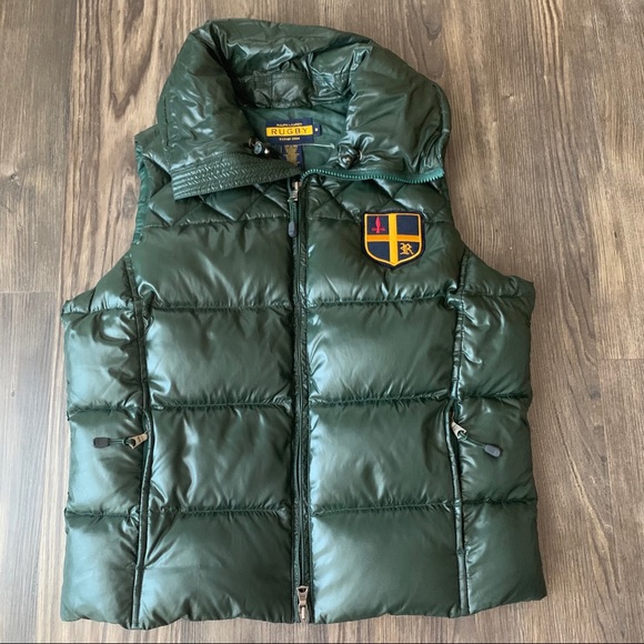 Ralph Lauren Polo Rugby Puffer Green 
